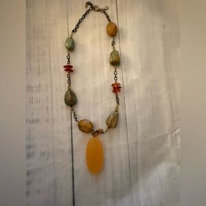 Silpada Elegant Multicolor Beaded Necklace, .925 sterling silver